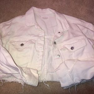 pacsun cropped denim jacket